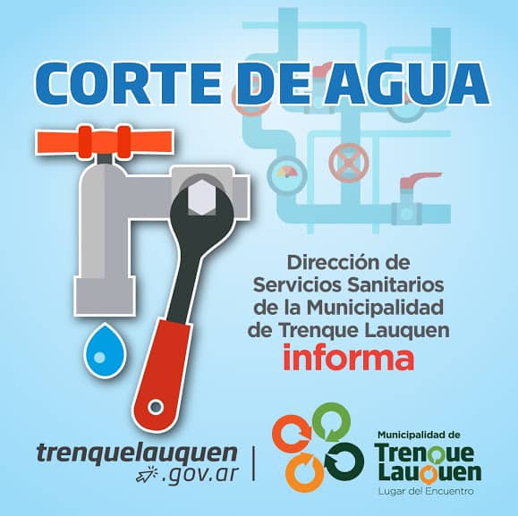 SE REALIZARÁ UN CORTE GENERAL DE AGUA ESTA NOCHE