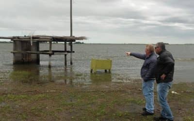 El Municipio detuvo el plan de obras en Cuero de Zorro por el ingreso de agua