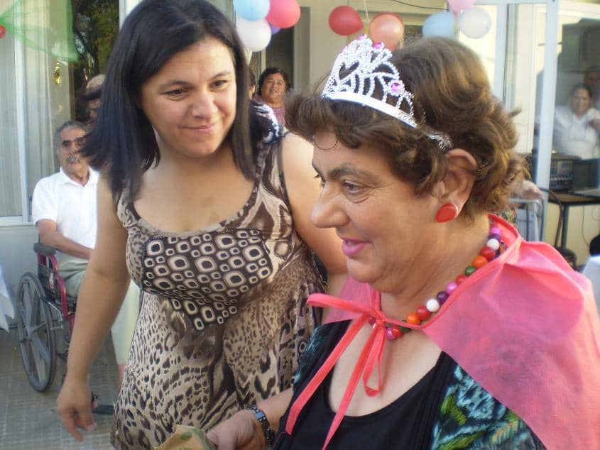 Abuelos del Castella viajaron a 30 de Agosto a un festejo de cumpleaños