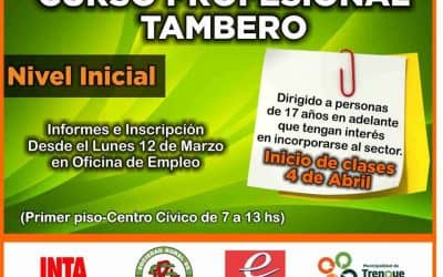 Últimos días de inscripción para el curso de Profesional tambero-nivel inicial