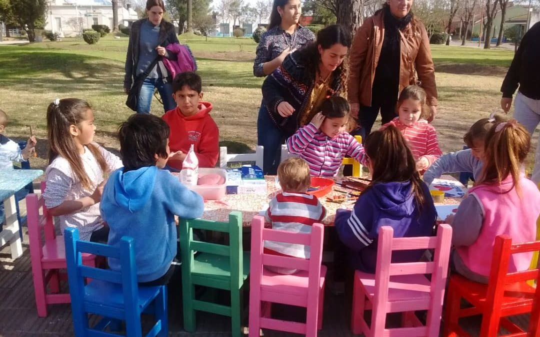 Entidades festejaron el Día del Niño en 30 de Agosto