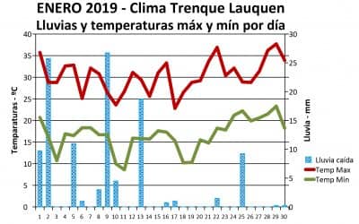 COMPORTAMIENTO DEL CLIMA EN LA CIUDAD DE TRENQUE LAUQUEN  DURANTE EL MES DE ENERO