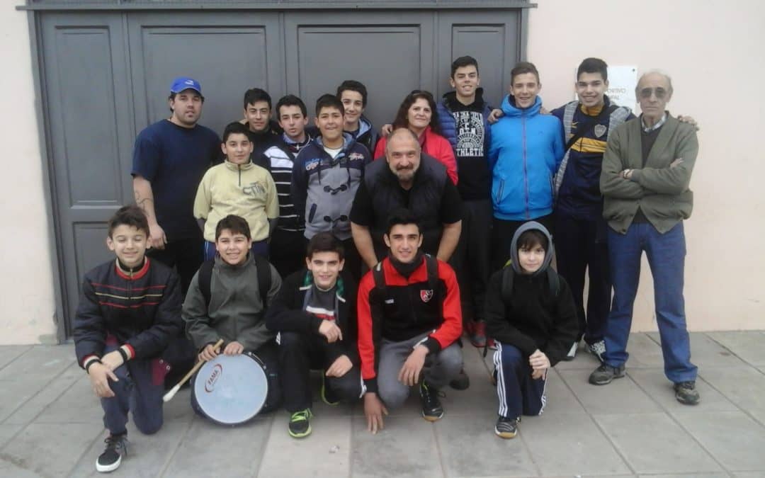 Primera delegación en el albergue del Polideportivo