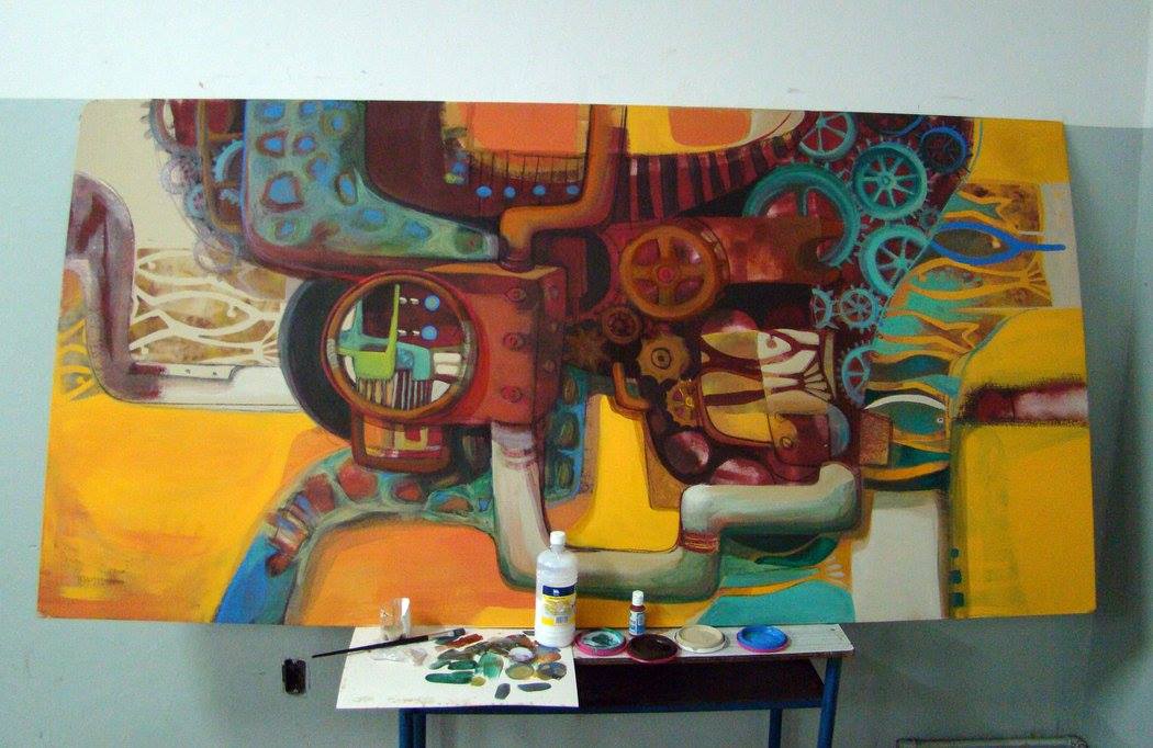 Se realizó un encuentro de Muralistas