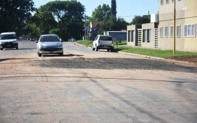 FUE LIBERADO EL TRANSITO EN LA CALLE ANTONIO DIAZ, TRAS LA TERMINACION DE LOS TRABAJOS EN EL DESAGUE PLUVIAL