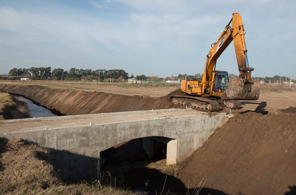 Se limpian los desagües de la Ampliación Urbana