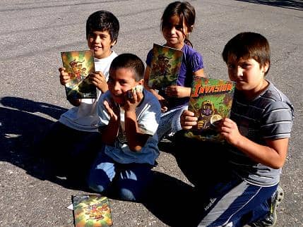 Tareas de descacharrización en el Indio Trompa