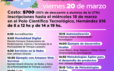 DÍA DIGITAL SE HARÁ EN EL POLO CIENTÍFICO TECNOLÓGICO CON CHARLAS SOBRE LA REVOLUCIÓN DIGITAL Y DE DATOS