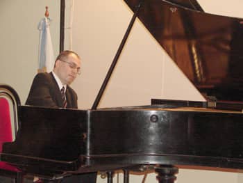 El pianista Martín Díaz en el Teatro Español