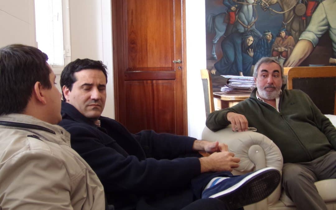 Fernández recibió a los diputados provinciales Pérez y Abad