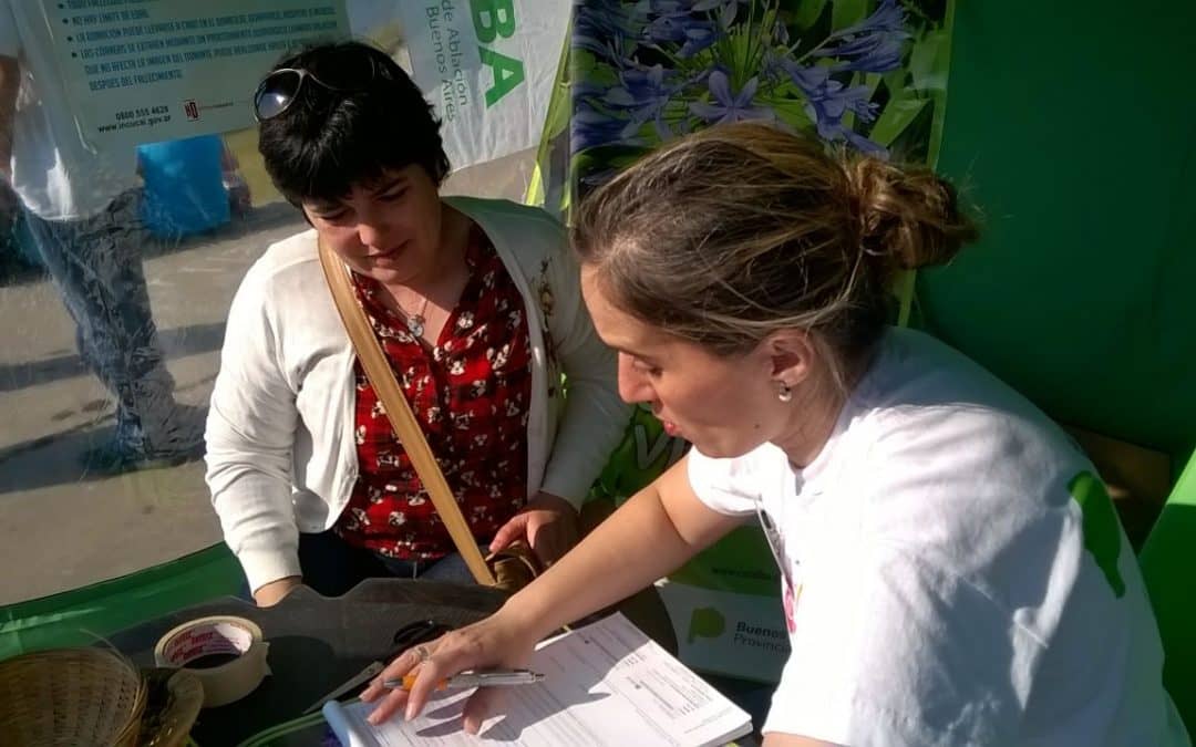 Donación de órganos: Cucaiba y el Municipio realizaron una campaña ayer en el Parque