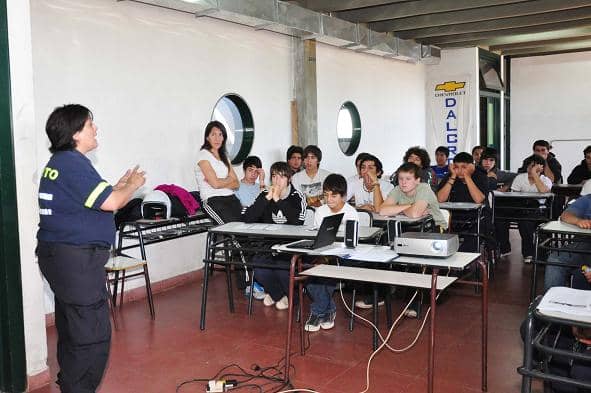Charlas de Educación Vial en la Escuela Técnica Nª 1