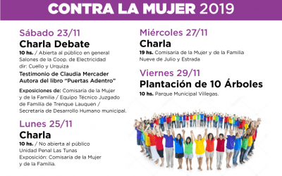 EN LA COMISARÍA DE LA MUJER HABRÁ MAÑANA (MIÉRCOLES) OTRA CHARLA POR EL DÍA DE LA ELIMINACIÓN DE LA VIOLENCIA CONTRA LA MUJER