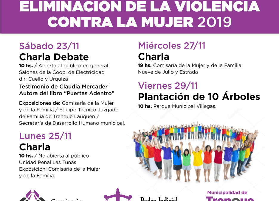 EN LA COMISARÍA DE LA MUJER HABRÁ MAÑANA (MIÉRCOLES) OTRA CHARLA POR EL DÍA DE LA ELIMINACIÓN DE LA VIOLENCIA CONTRA LA MUJER