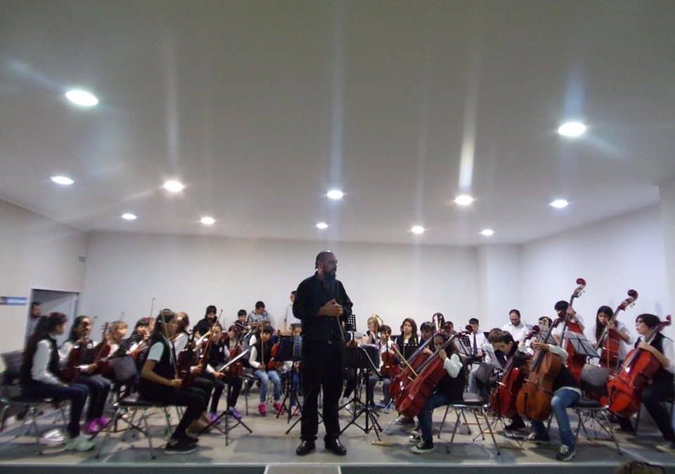 Se realizó un encuentro de Orquestas infantiles en la Escuela de Música