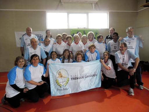 Encuentro de voley adaptado