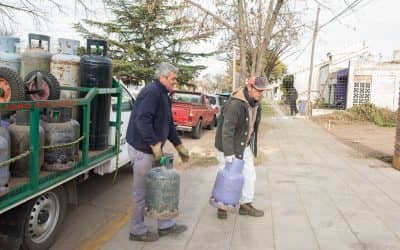 Hoy continúa la entrega de garrafas en el CAPS Chiquito Tello