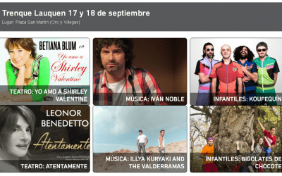 Espectáculos del Programa provincial AcercArte