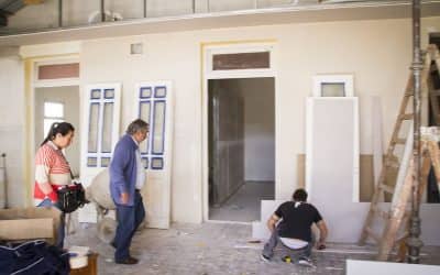 Avanza la obra en la ex Escuela Municipal