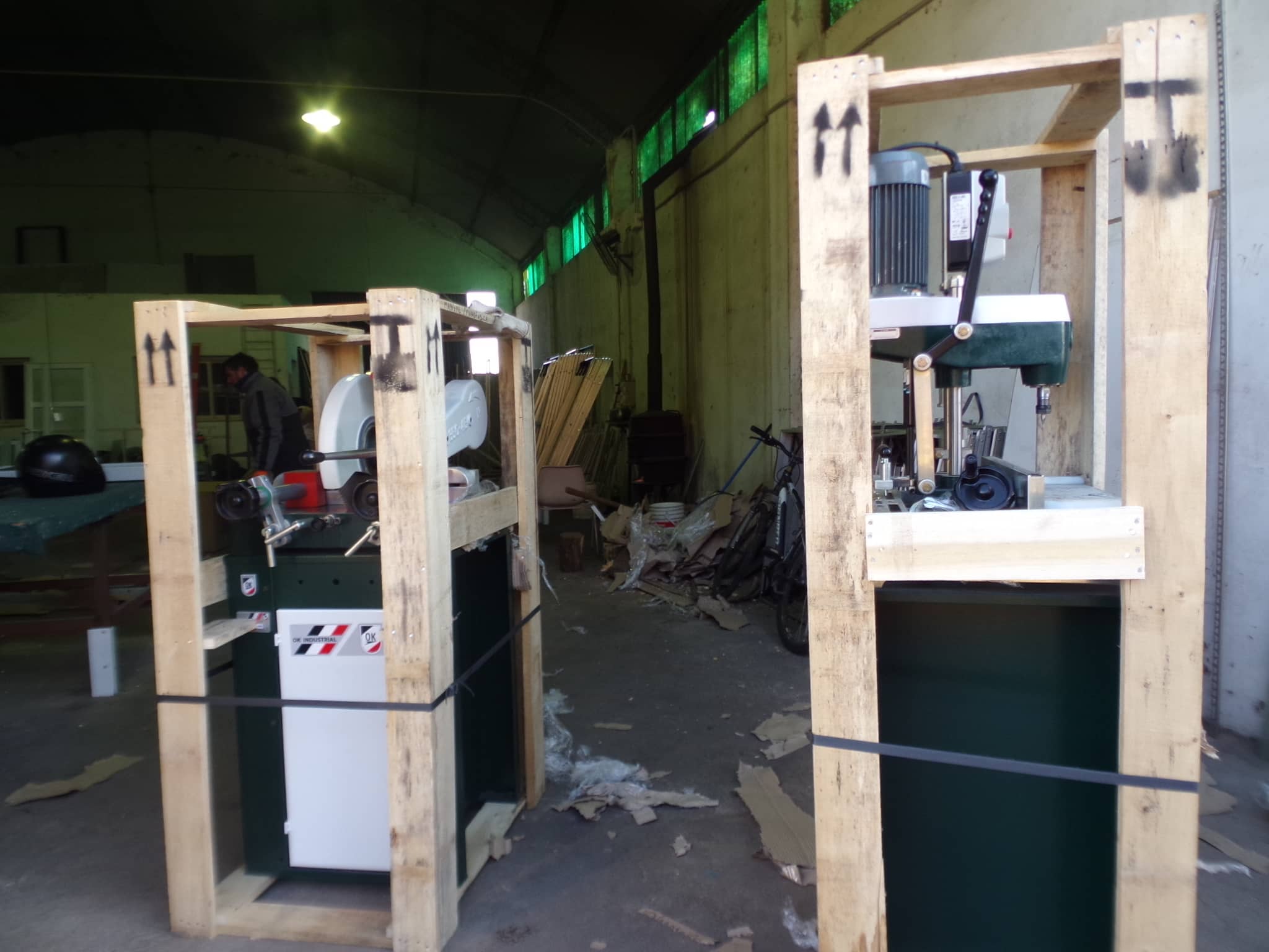 El Municipio adquirió máquinas para la fábrica de aluminio