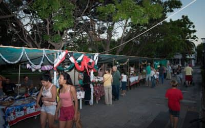 Hoy (viernes) habrá feria de artesanos y patio de comidas en Plaza San Martín