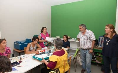 El Intendente visitó los talleres de la Escuela Municipal