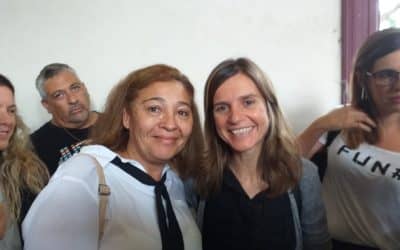 CRISTINA FERSTER ASISTIÓ A UNA REUNIÓN CON LA NUEVA MINISTRA PROVINCIAL DE DESARROLLO DE LA COMUNIDAD