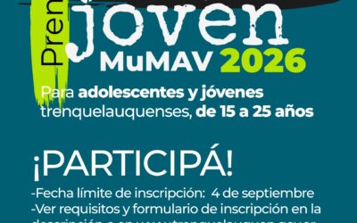 SE EXTENDIÓ EL PLAZO DE INSCRIPCIÓN PARA PARTICIPAR DEL PREMIO ARTE JOVEN EDICIÓN 2026