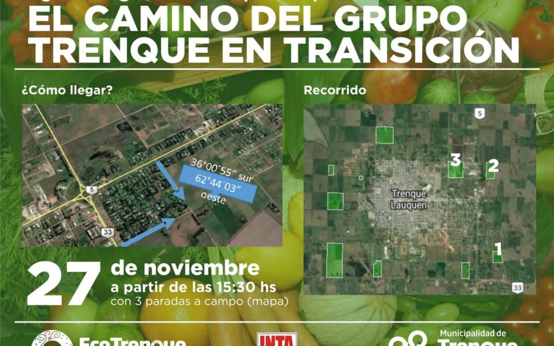PREINSCRIPCIÓN ABIERTA PARA LA PRIMERA JORNADA DE PRODUCTORES AGROECOLÓGICOS DE TRENQUE LAUQUEN