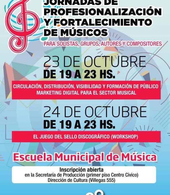 Continúa abierta la inscripción para la jornada de profesionalización de músicos