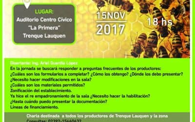 Charla informativa «Habilitación de salas de extracción de miel»