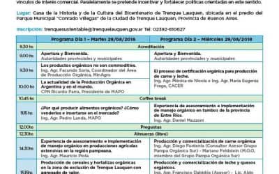 EMPIEZA MAÑANA (MARTES) UNA DOBLE JORNADA SOBRE “EL NEGOCIO ORGÁNICO EN LA PROVINCIA DE BUENOS AIRES”