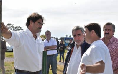 EL MINISTRO SARQUÍS Y EL INTENDENTE FERNÁNDEZ PARTICIPARON DE LA REAPERTURA DEL FRIGORÍFICO ÁVILA