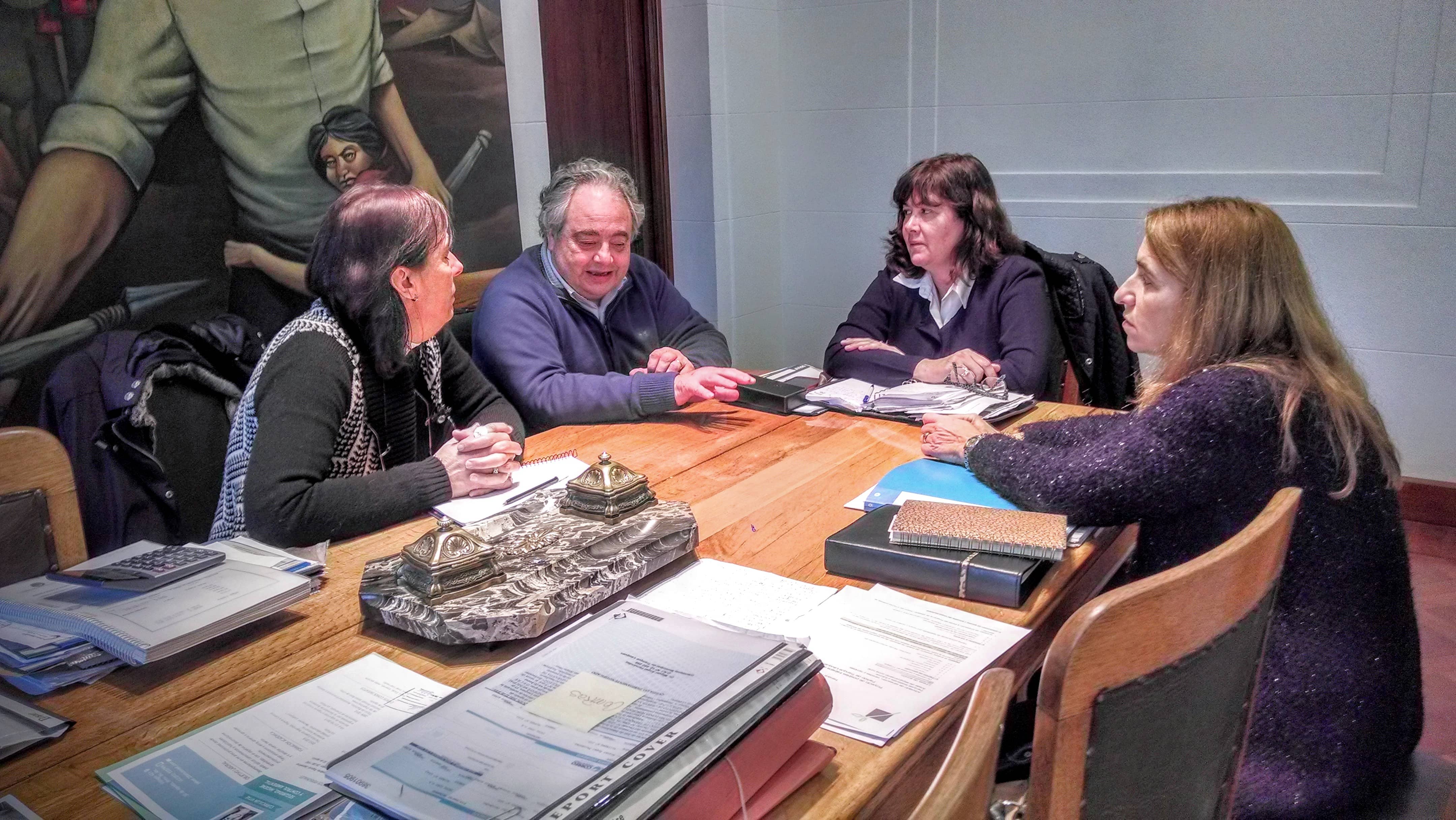 El Municipio se reunió con funcionarias de Chacabuco