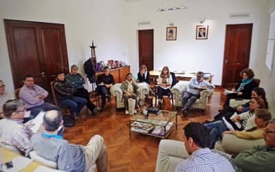 Fernández volvió de Estados Unidos y continuó con gestiones por la situación hídrica de la zona