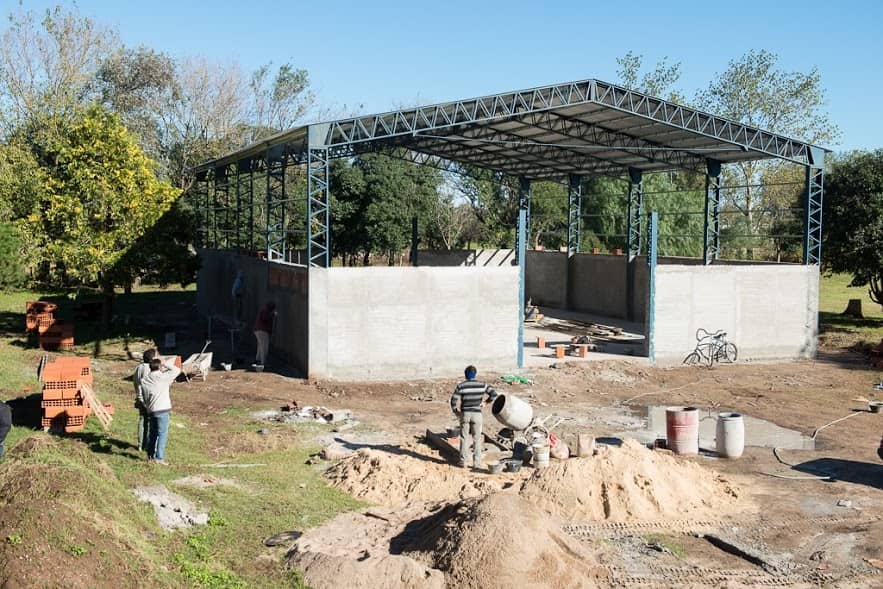 Avanza la construcción de la estructura para el horno pirolítico del Prolim