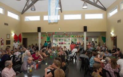 Se realizó la cena de fin de año en el Hogar Castella