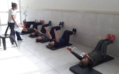 EL CAPS INDIO TROMPA INVITA A VECINOS CON PROBLEMAS LUMBARES Y CERVICALES A HACER GIMNASIA TERAPÉUTICA