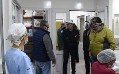 CON UNA RECORRIDA POR LAS INSTALACIONES QUEDÓ INAUGURADO HOY (MIÉRCOLES) EL CENTRO DE ESTERILIZACIÓN EN EL HOSPITAL ORELLANA