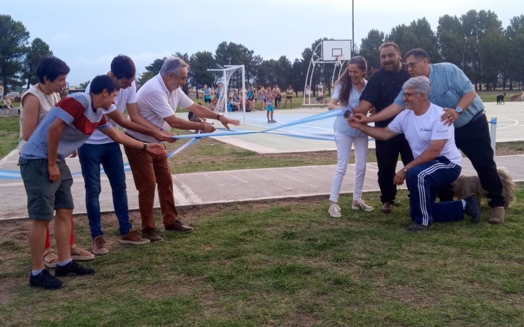 EL MUNICIPIO INAUGURÓ EL PARQUE ESCUELA TÉCNICA, UN ESPACIO ABANDONADO TRANSFORMADO EN COMPLEJO DEPORTIVO