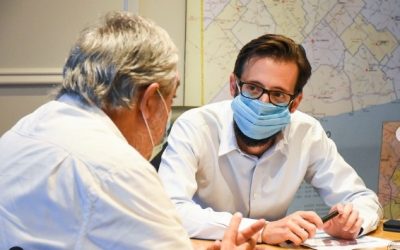 EL INTENDENTE Y UNA INTENSA RONDA DE GESTIONES ANTE AUTORIDADES PROVINCIALES POR OBRAS, AGUA Y AMBIENTE