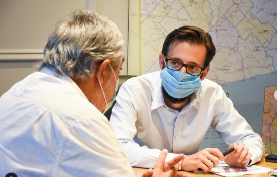 EL INTENDENTE Y UNA INTENSA RONDA DE GESTIONES ANTE AUTORIDADES PROVINCIALES POR OBRAS, AGUA Y AMBIENTE