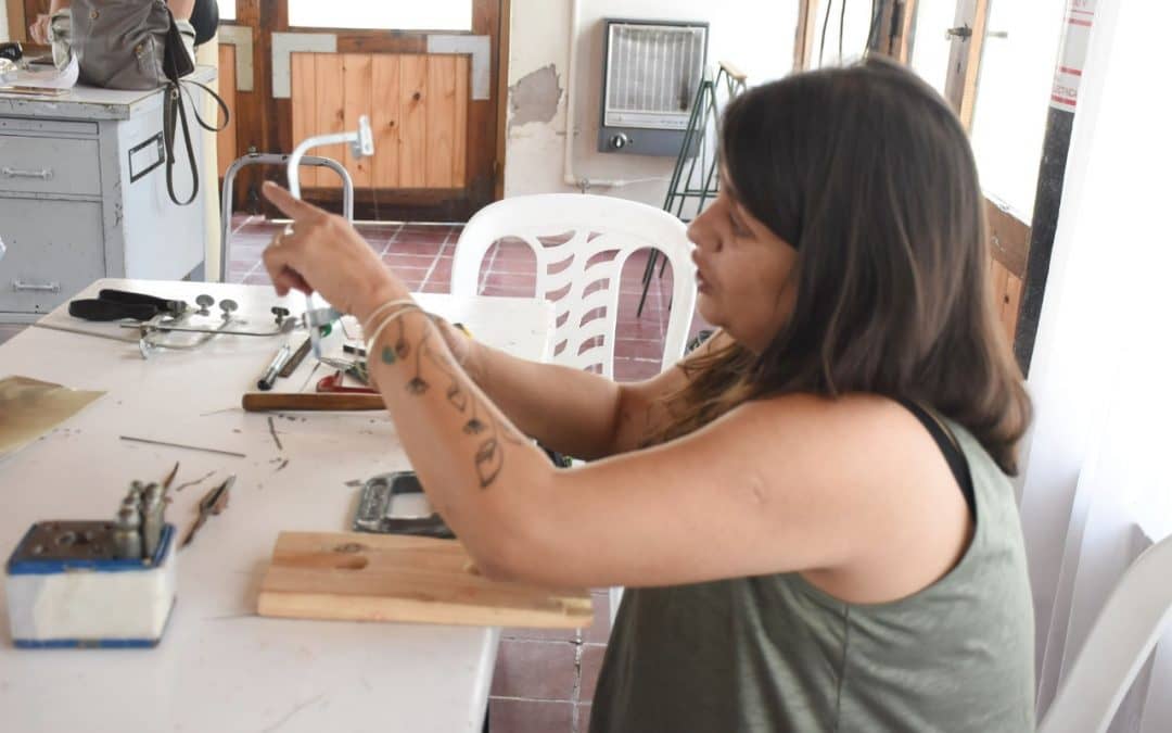 TAMBIÉN EMPEZÓ EL TALLER DE JOYERÍA, UN DESAFÍO A LA CREATIVIDAD