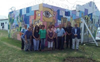 REPOSICIÓN DEL CARTEL DE LA CALLE DE ACCESO AL PENAL “LAS TUNAS” E INAUGURACIÓN DE UN MURAL QUE CUENTA LA HISTORIA DE LA COLONIA