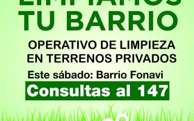 El Municipio continúa con el programa Limpiamos tu Barrio