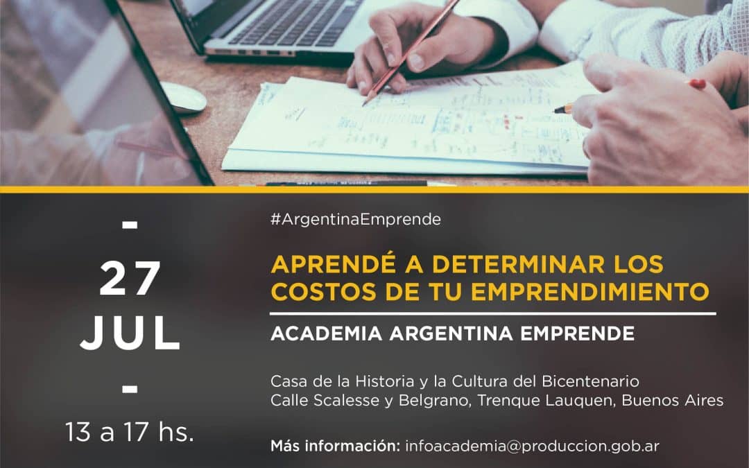 Se realizará el taller «Los números de tu emprendimiento»