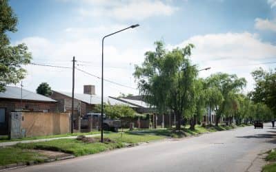 El Municipio inició la iluminación led en el barrio La Lonja