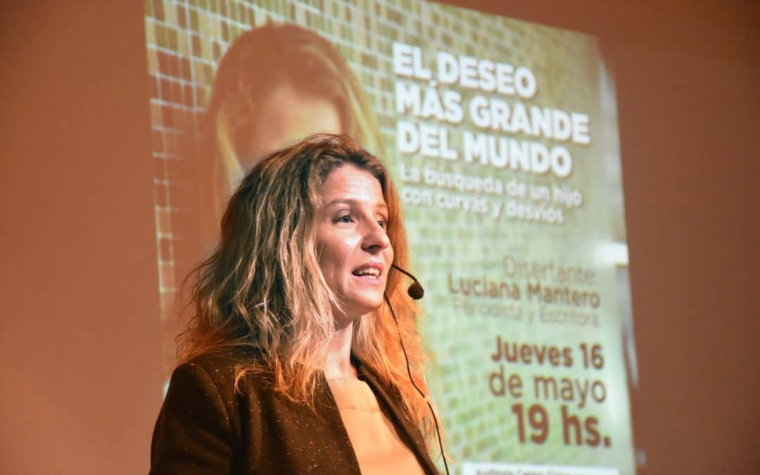 CON BUENA RESPUESTA DEL PÚBLICO, LUCIANA MANTERO PRESENTÓ SU LIBRO SOBRE EL DESEO DE SER MADRE