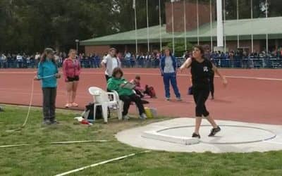 Martina Helguera obtuvo Medalla de Bronce en lanzamiento de bala