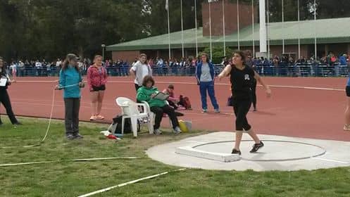Martina Helguera obtuvo Medalla de Bronce en lanzamiento de bala